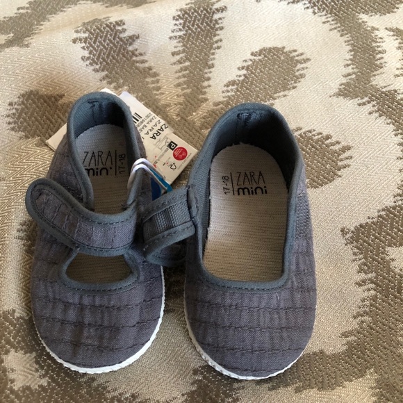 ZARA MINI COTTON SHOES Sz 6-9 - Picture 10 of 14